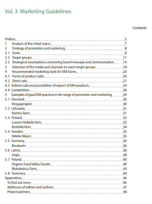 Marketing Guidelines (Vol. 3)