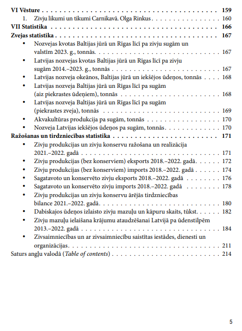 Latvijas zivsaimniecības gadagrāmata 2023 (Izdots)
