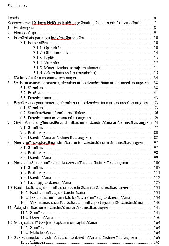 Daba un cilvēku veselība