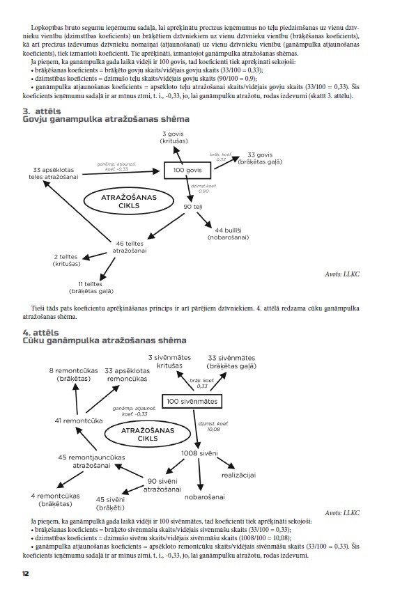 Lauksaimniecības bruto segumu aprēķini par 2022. gadu (DIGITĀLS)