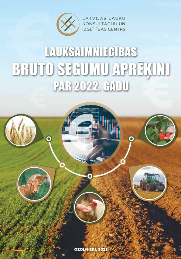 Lauksaimniecības bruto segumu aprēķini par 2022. gadu (DIGITĀLS)