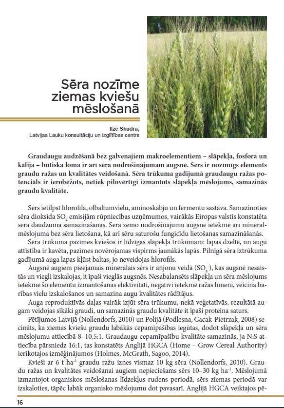 Izmēģinājumi augkopībā un lopkopībā 2018 (DIGITĀLS)