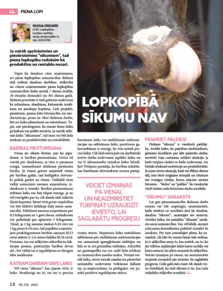 Latvijas Lopkopis (Jūlijs 2023)