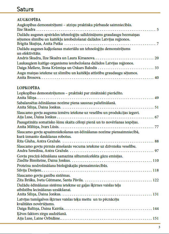 Izmēģinājumi augkopībā un lopkopībā 2022 (DIGITĀLS)