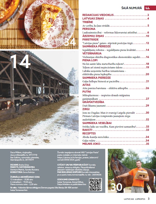 Latvijas Lopkopis (Decembris 2023) IZDOTS