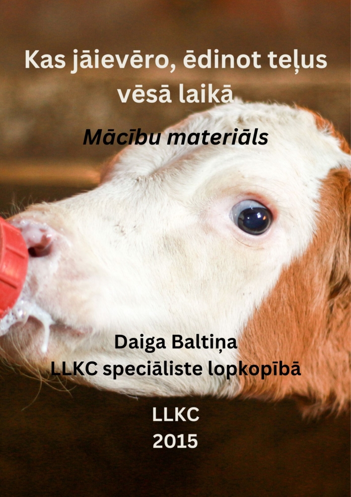 Kas jāievēro, ēdinot teļus vēsā laikā