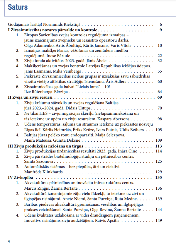 Latvijas zivsaimniecības gadagrāmata 2024 (IZDOTS)