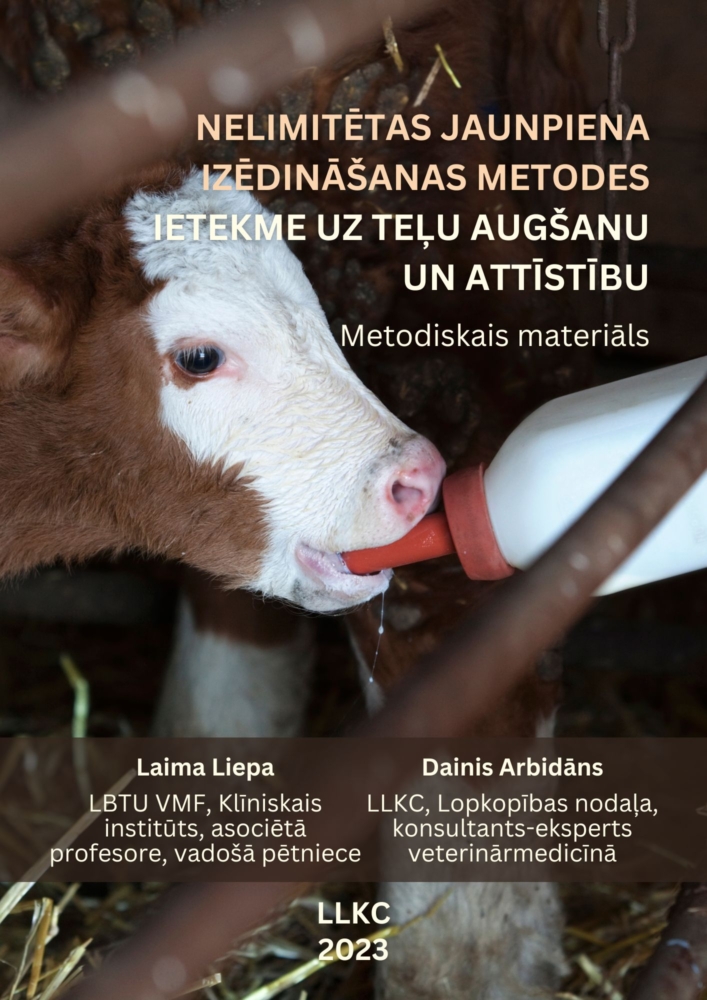 Nelimitētas jaunpiena izēdināšanas metodes ietekme uz teļu augšanu un attīstību