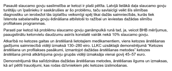 Ketozes izplatības veicinošie faktori slaucamo govju ganāmpulkā