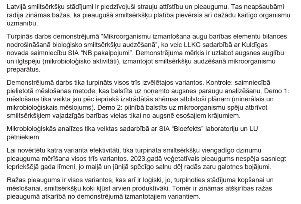 Smiltsērkšķu stādījumi piedzīvo pārbaudījumus 2023