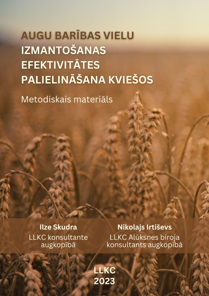 Augu barības vielu izmantošanas efektivitātes palielināšana kviešos 2023