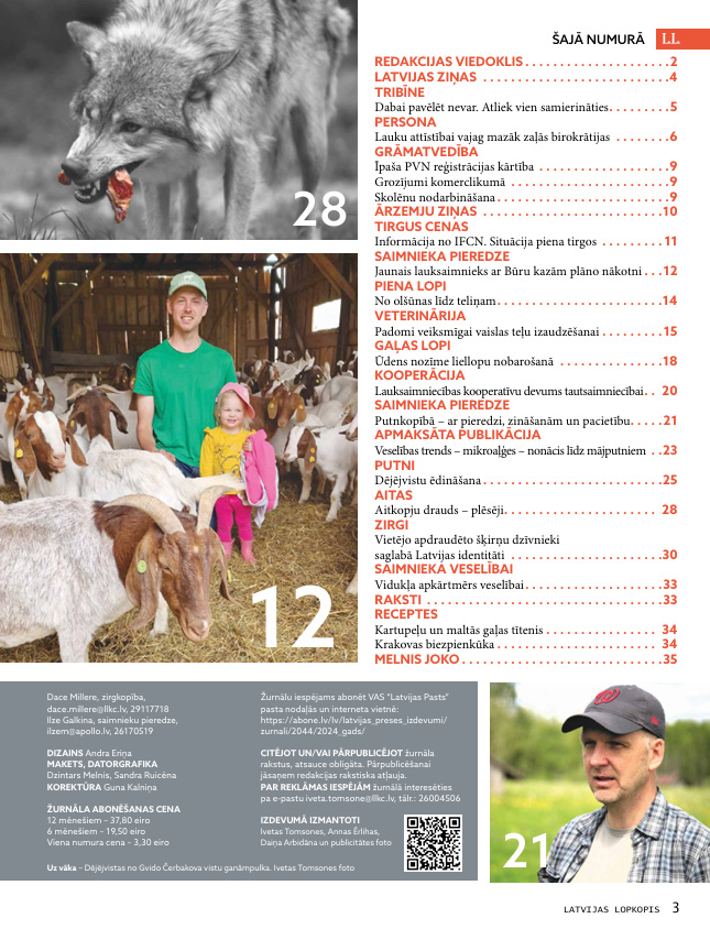 Latvijas Lopkopis (Jūlijs 2025) DIGITĀLS