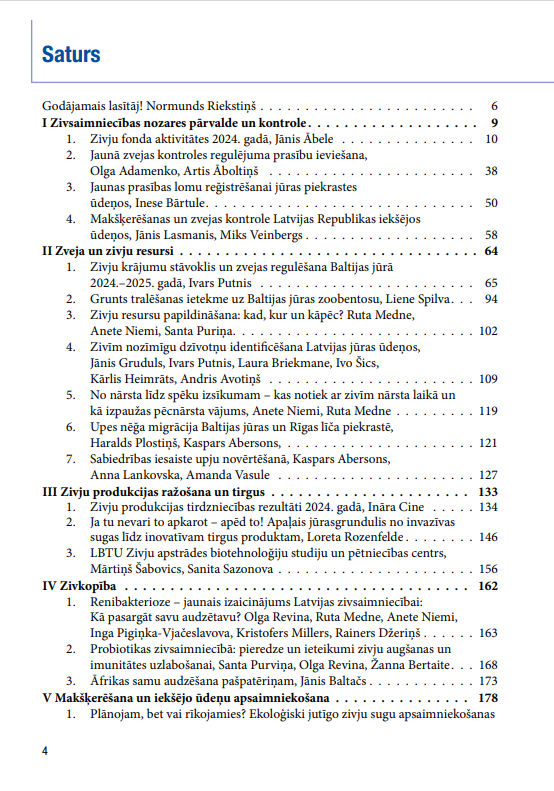 Latvijas zivsaimniecības gadagrāmata 2025 (IZDOTS)