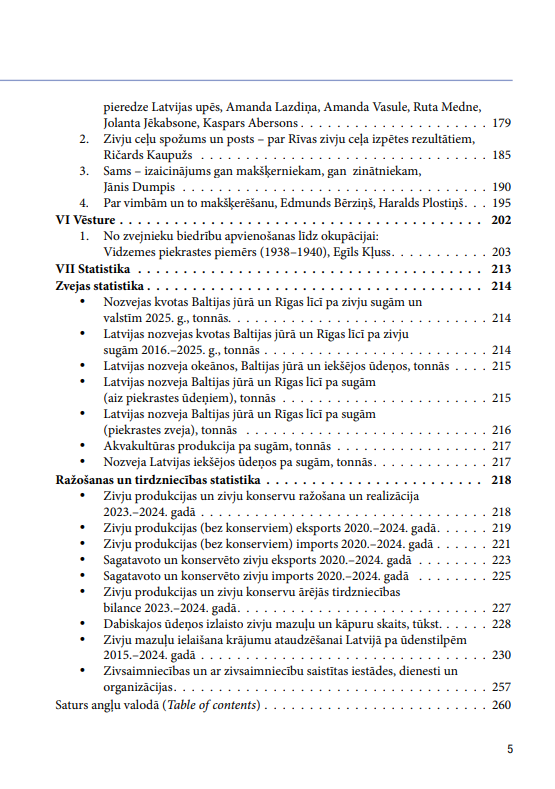 Latvijas zivsaimniecības gadagrāmata 2025 (IZDOTS)