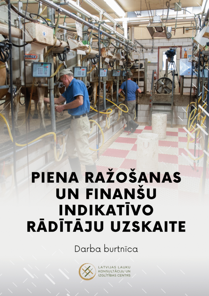 Piena ražošanas un finanšu indikatīvo rādītāju uzskaite