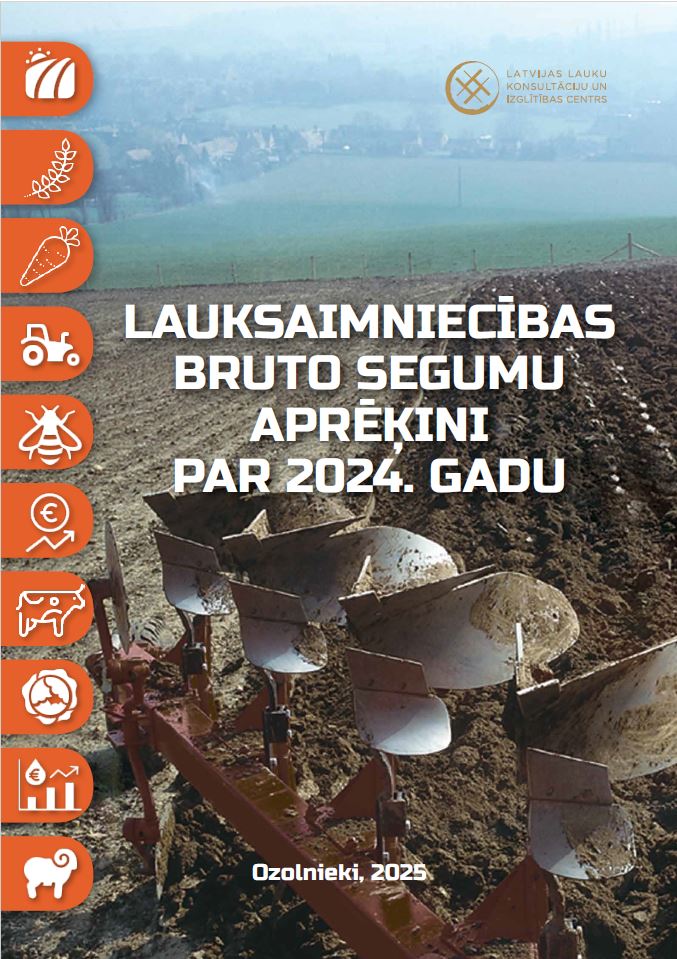 Lauksaimniecības bruto segumu aprēķini par 2024. gadu (DIGITĀLS)