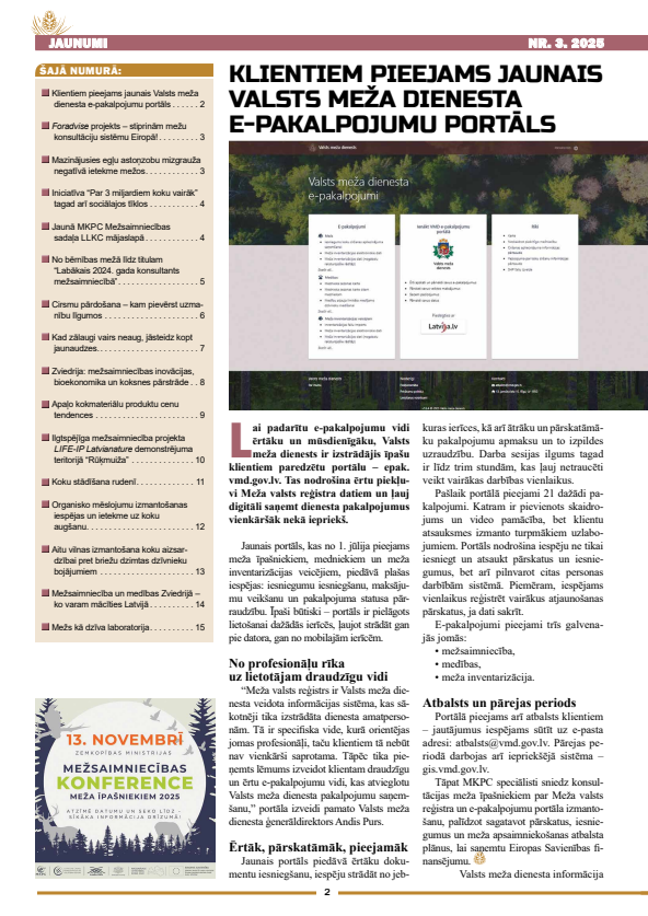 Čiekurs 2025. Rudens