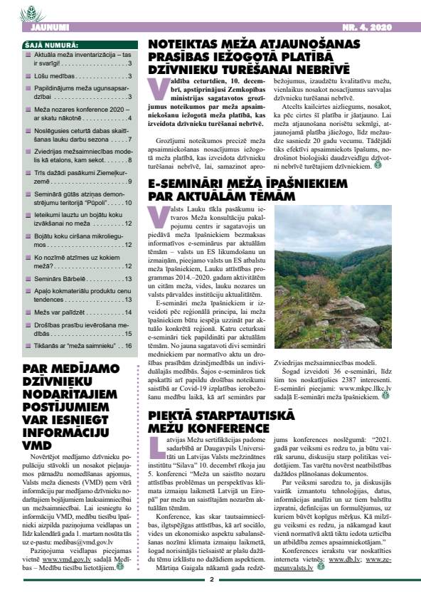 Čiekurs 2020. Ziema