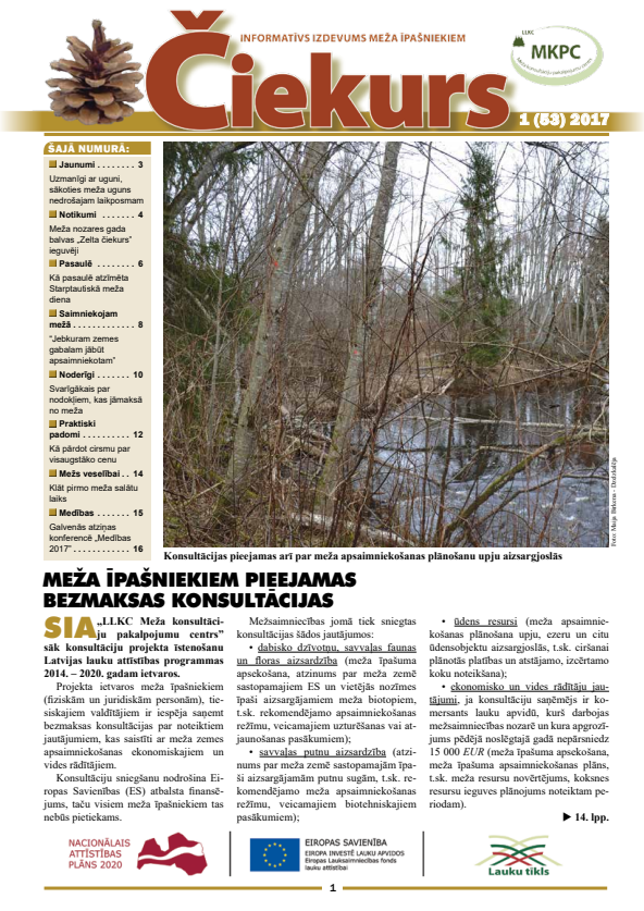 Čiekurs 2017. Pavasaris