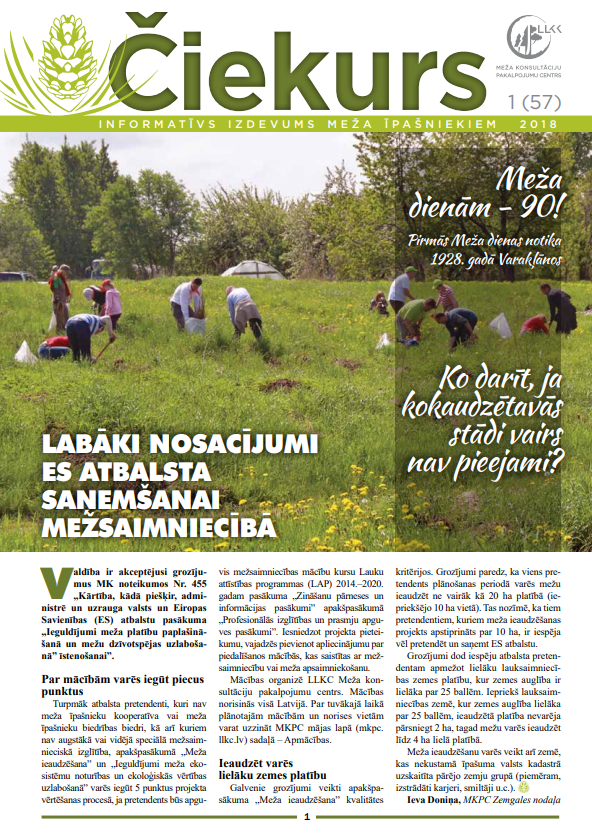 Čiekurs 2018. Pavasaris