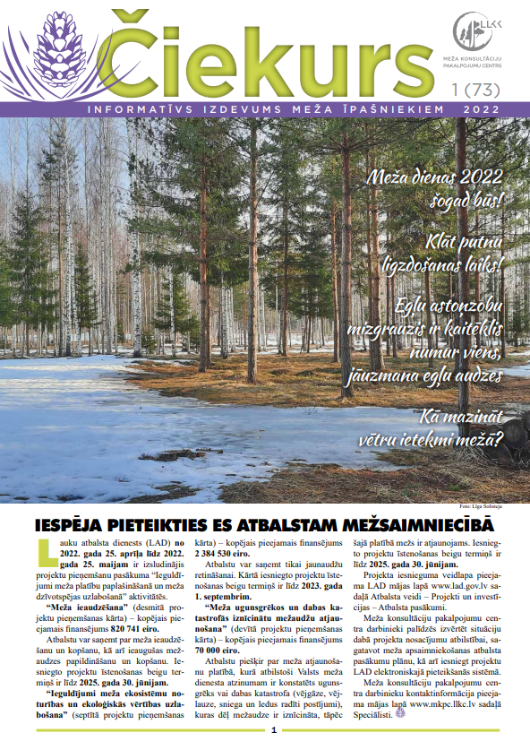 Čiekurs 2022. Pavasaris