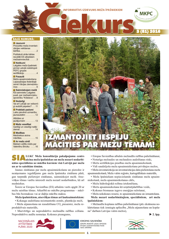 Čiekurs 2016. Rudens