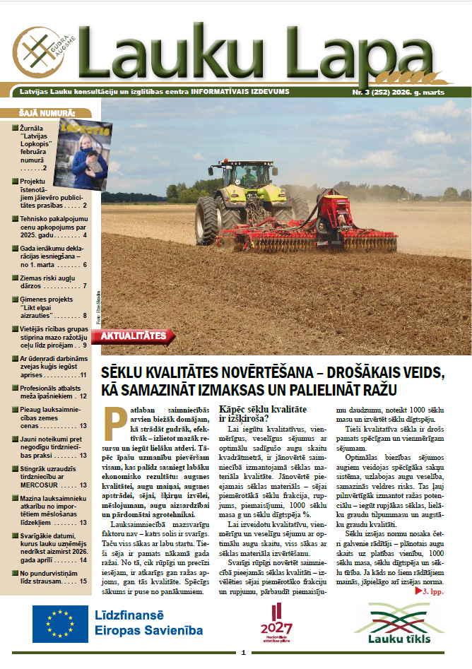 Lauku Lapa Nr.3 (252) 2026