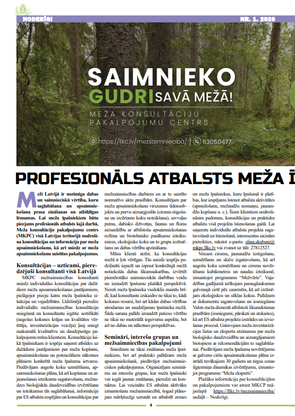 Čiekurs 2026. Pavasaris