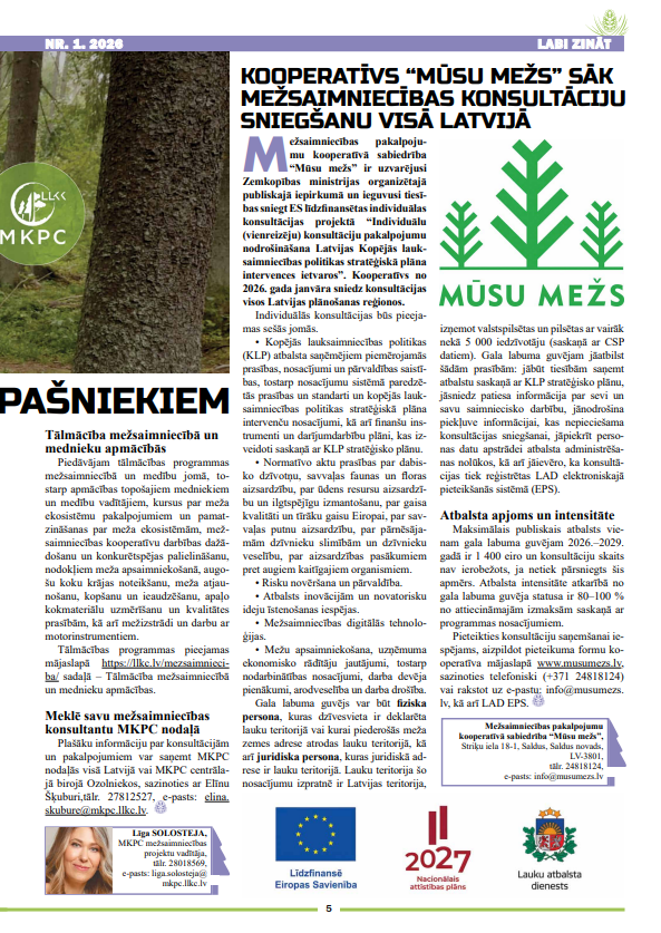 Čiekurs 2026. Pavasaris