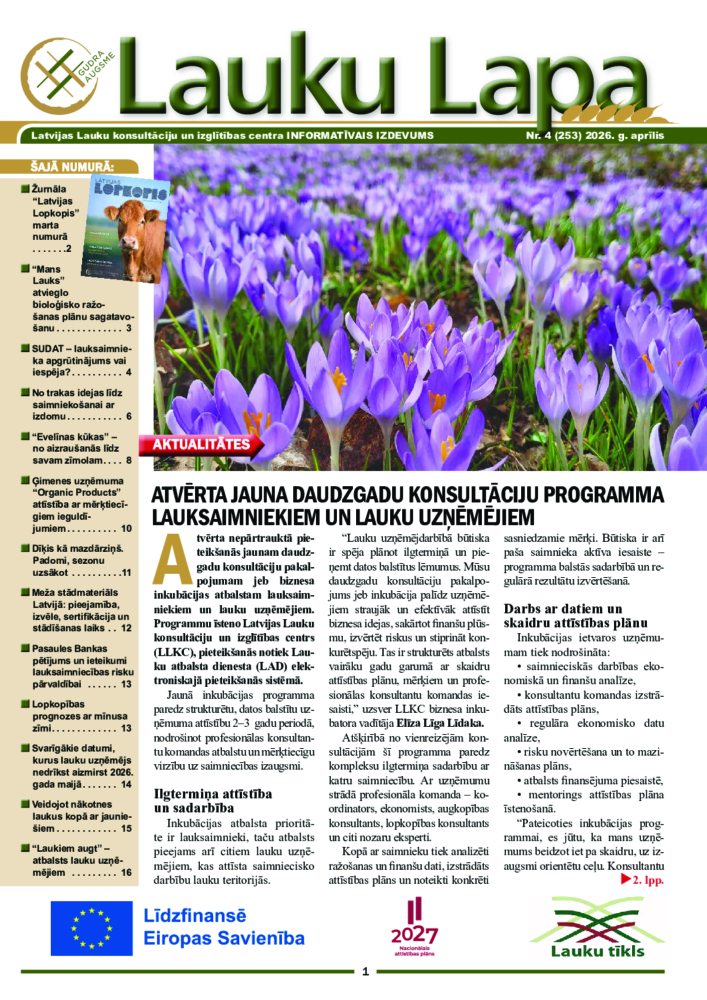 Lauku Lapa Nr.4 (253) 2026