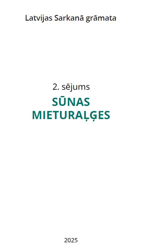 LATVIJAS SARKANĀ GRĀMATA 2.sējums