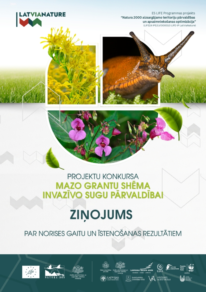 Projektu konkursa  mazo grantu shēma invazīvo sugu pārvaldībai ZIŅOJUMS