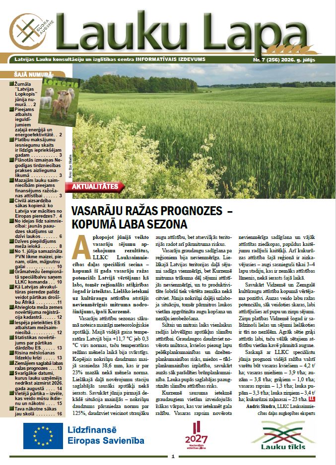 Lauku Lapa Nr.7 (256) 2026