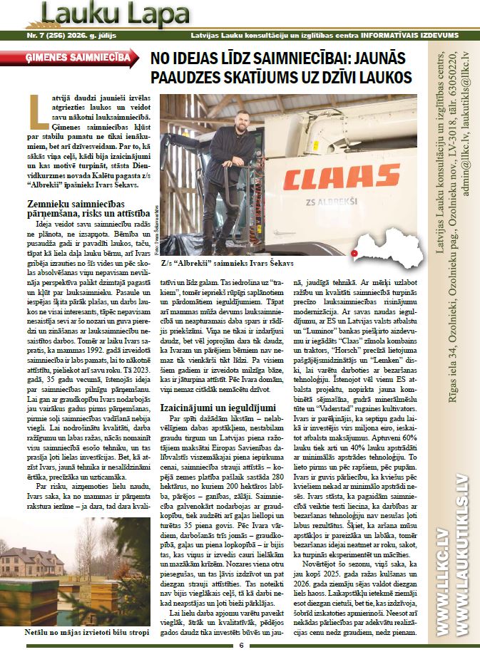 Lauku Lapa Nr.07 (256) 2026