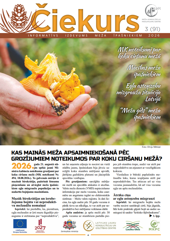 Čiekurs 2026. Rudens